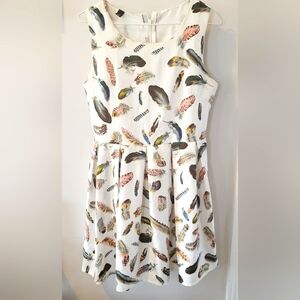 Sleeveless pleated dress